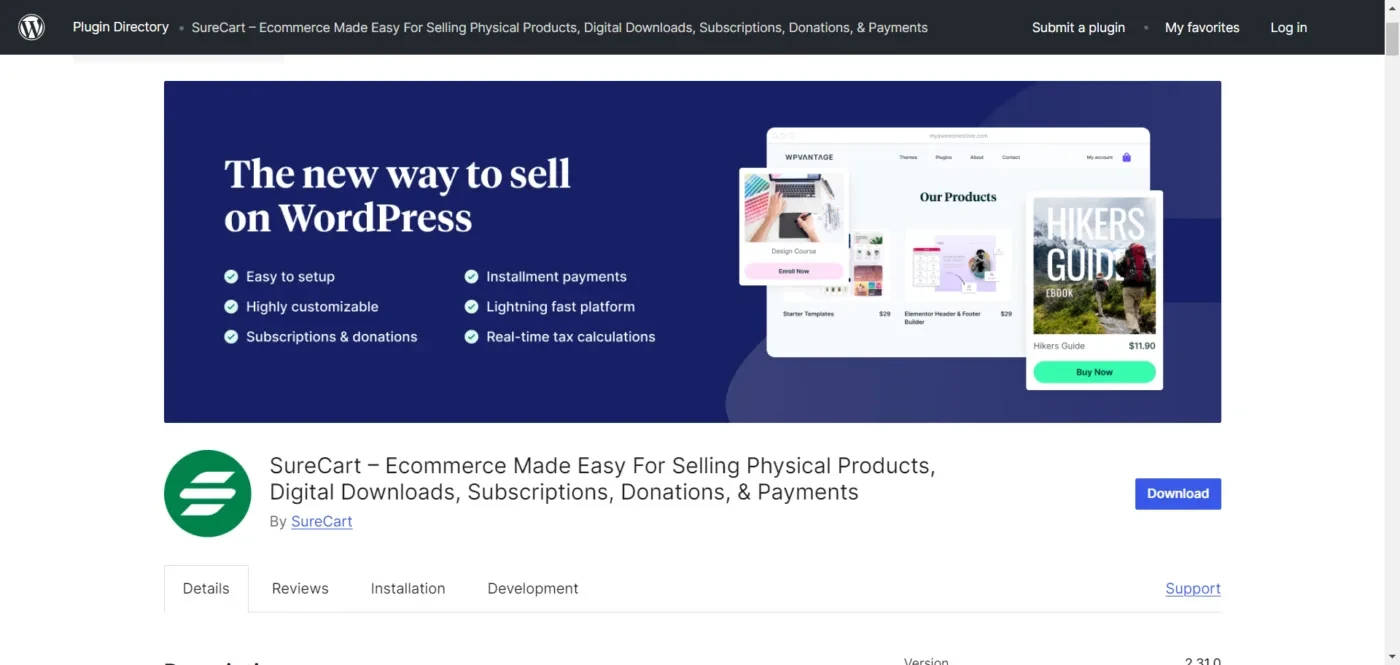 surecart ecommerce made easy for selling physical products d